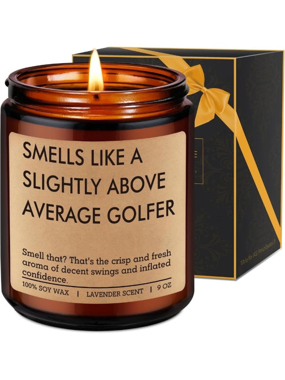 Funny Golf Candle Gift for Men & Women - Perfect for Father's Day, Birthdays